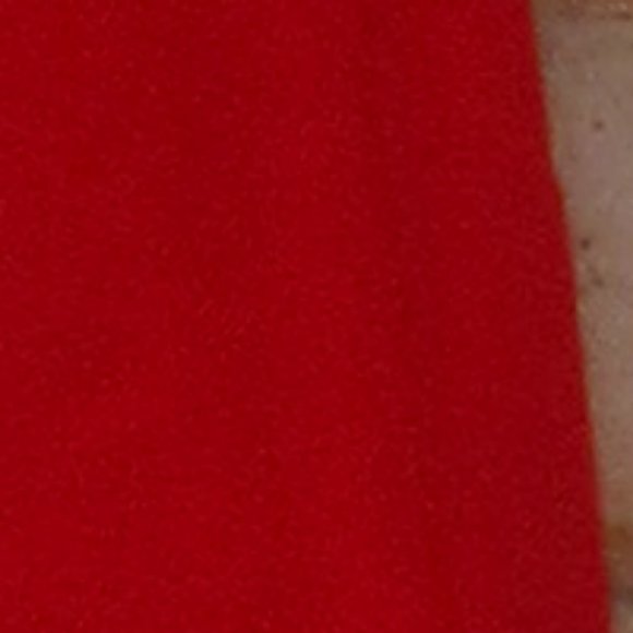 Red Cotton Skirt with Stretchy 24" Waist - Picture 4 of 4